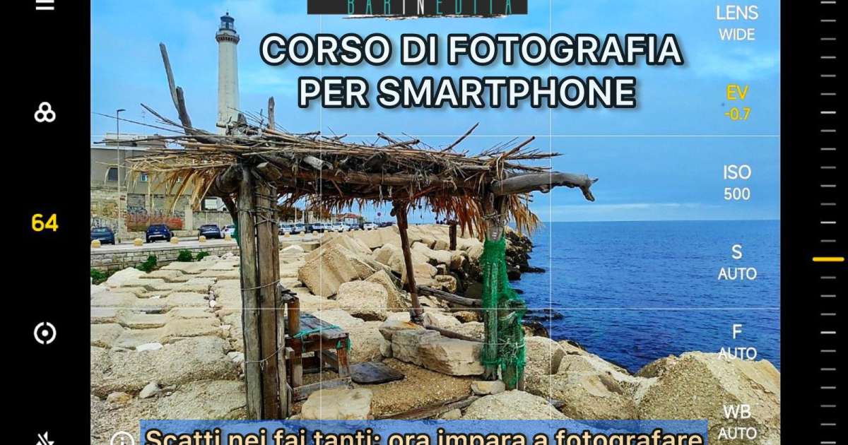 Corso di fotografia per smartphone: scatti nei fai tanti, ora impara a fotografare